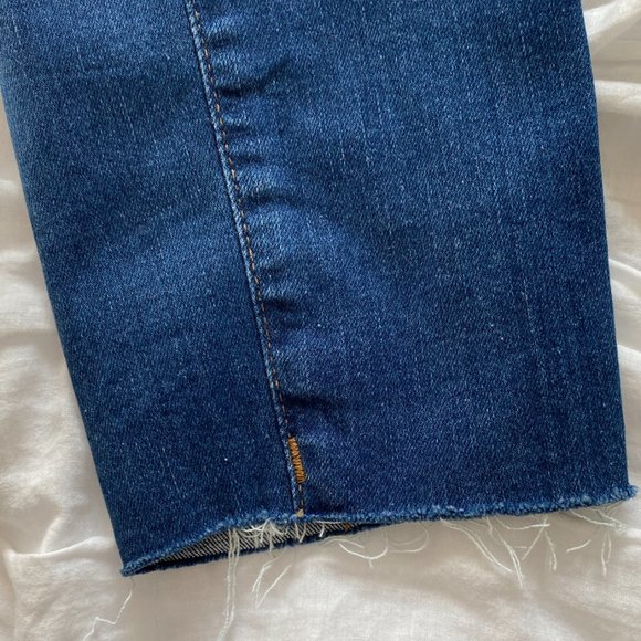 Madewell 10" High Rise Button Front Jeans Hanna 25 - Picture 4 of 11